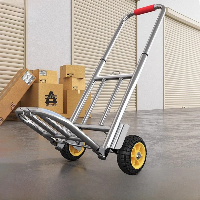 hand-pulled-shopping-cart-portable-small-pushcart-heavy-load-bearing-water-transporting-vegetable-buying-water-pulling-rod-car