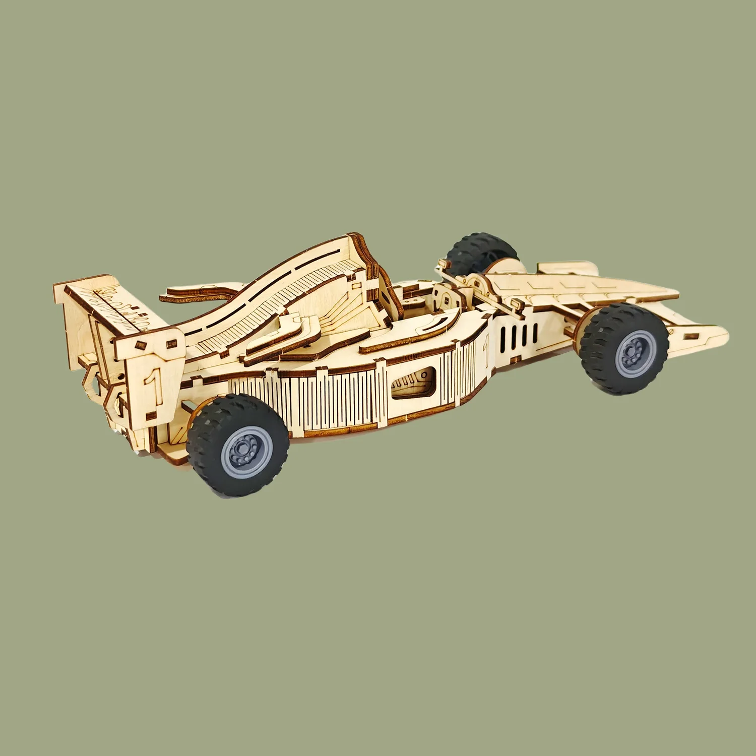 

Создайте свой собственный гоночный автомобиль 3D Деревянная головоломка Модель Комплект - Веселый и образовательный DIY Подарок 3D DIY Деревянный пазл Автомобиль Крис