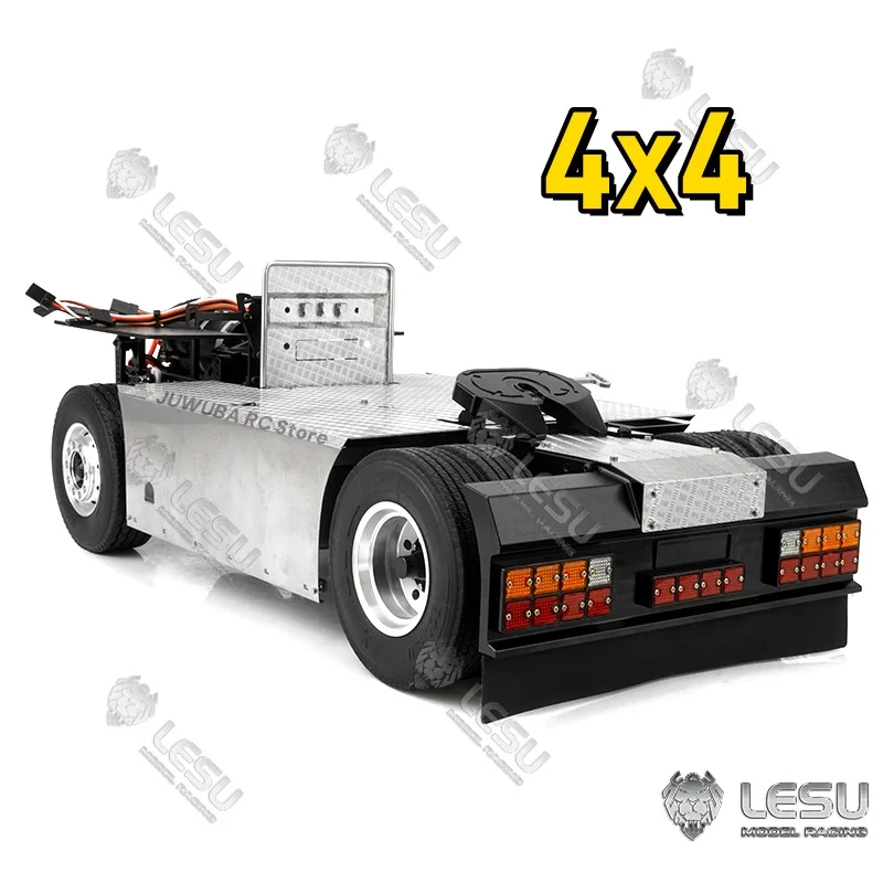 1/14 LESU RC 4X4 Truck Toy Chassis 4 Airbag Suspension R470 R620 R730 LS-Z0008 For Tamiya LESU RC 1/14 Truck Parts Accessories