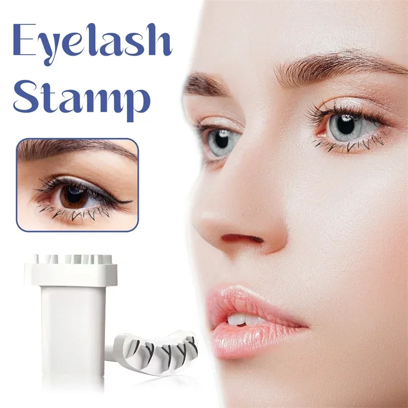 3pcs/set Eyelash Stamp Printing 3D Durable Waterproof Assistant Stencil Eyelash Makeup DIY Lower Eyelash Stamp Auxiliary Tool