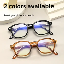 2025 NEW Blue Light Reading Glasses Eye Glasses Frame for Women Men Retro Acetate Anti-Blue Light Computer Eyewear0～+3.5