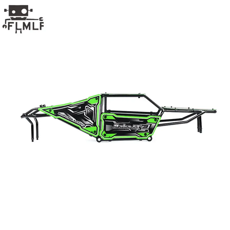 Rc Car Metal Pig Cage Frame Set with Cars Body Shell Kit for 1/5 HPI ROFUN BAHA ROVAN KM MCD BAJA 5SC Truck Parts