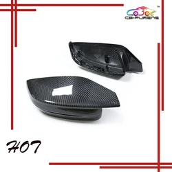 Car Side Rearview Mirror Cover For BMW G87 M3 G80 M4 G82 G83 Competition G26 M G42 M G26 i4 2021 LHD ABS/Dry/ Real Carbon Fiber