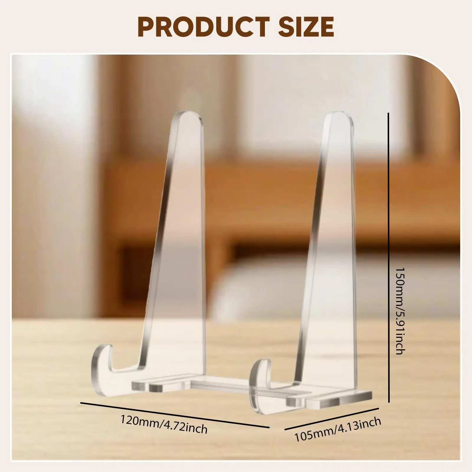 아크릴 디스플레이 스탠드 투명 플레이트 홀더 부드러운  - Clear Acrylic Book Stand Holder 리뷰 및 가격