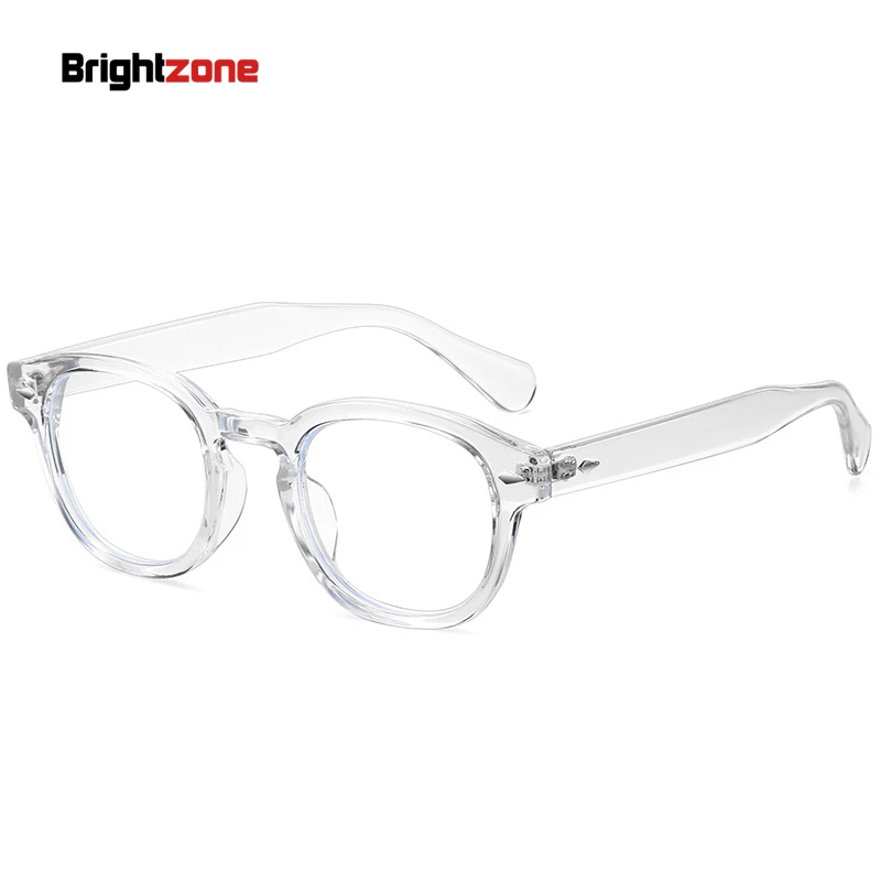 New Square Plano Anti Blue Light Round Eye Glasses Spectacle Frame Gaming Mobile Computer Goggles Myopia Prescription Eyeglasses