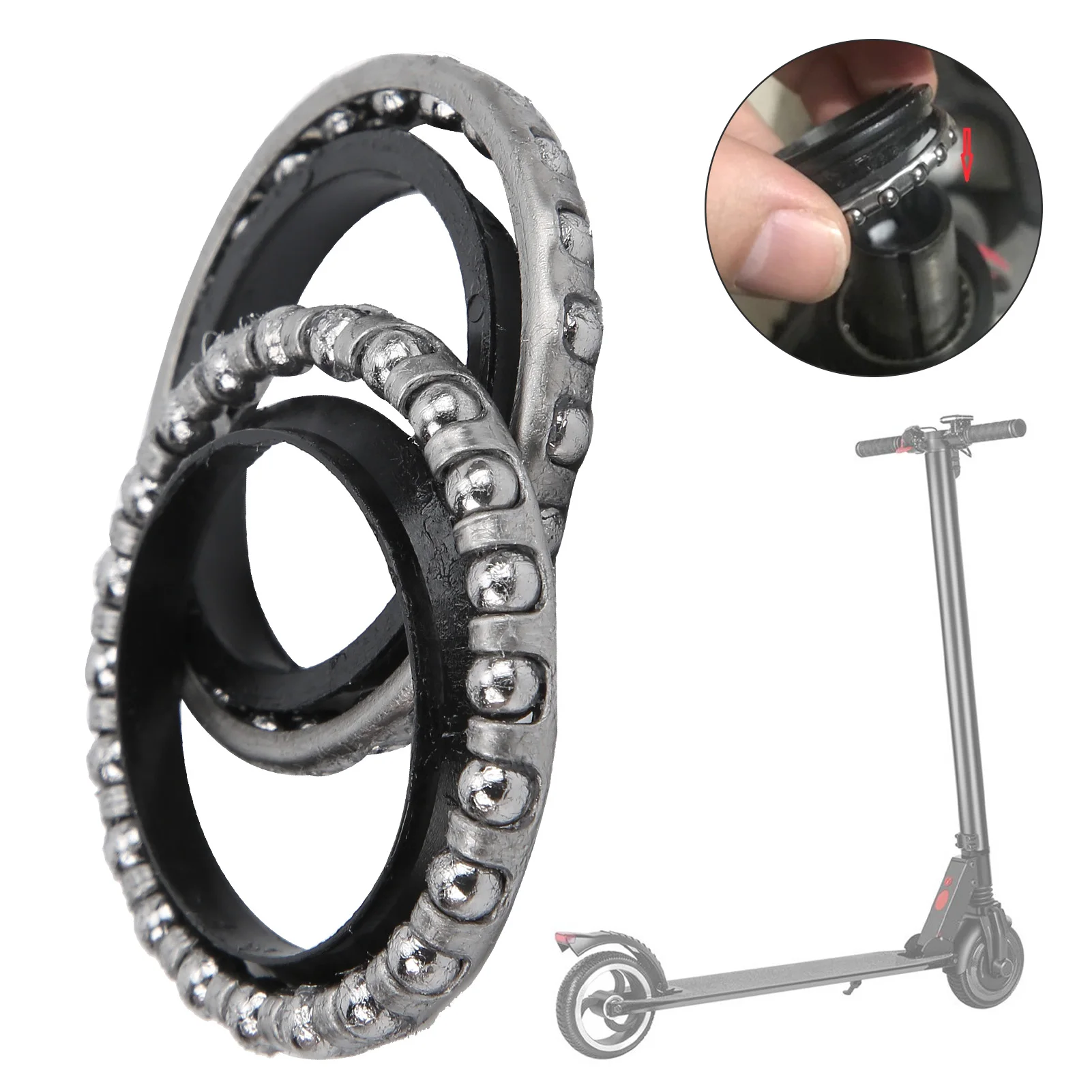 

Вращающийся шарикоподшипник электрического скутера, вилка электрического скутера, вращающиеся детали, чаша подшипника вилки, вращающийся шарик для M365 для PRO