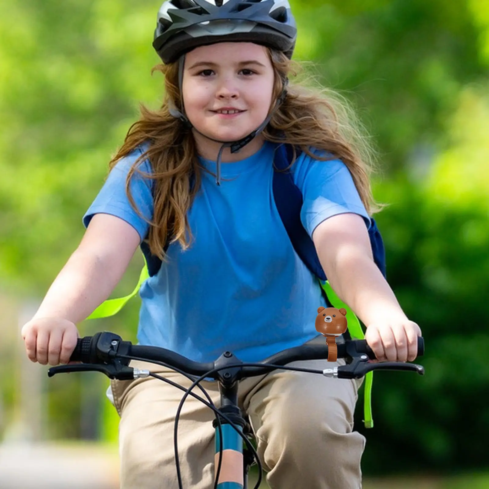 

3Pcs Kids Bike Bell Cartoon Animal Design Loud Bicycle Handlebar Ring Horn for Boys Girls Toddlers Scooter Accessories