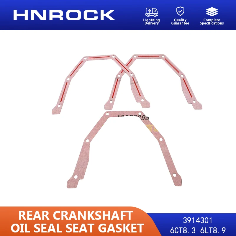NEW HNROCK Crankshaft Rear Oil Seal Housing Gasket 3914301, Suitable for 6CT8.3 Spare Parts 6LT8.9 Engine
