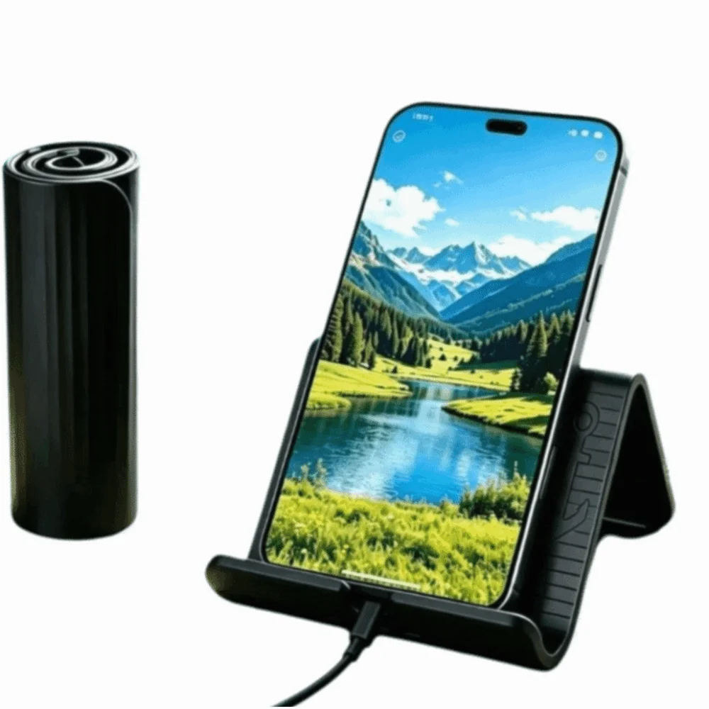 Multi-Angle Silicone Phone Stand Non-Slip Base Universal Foldable Phone Stand Multi-Functional Creative Portable Phone Stand