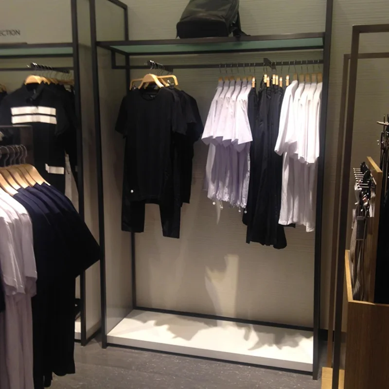 

Customize.Menswear Shop Interior Design Garment Display Retail Boutique Clothing Store Display Stand Clothing Display Rack a