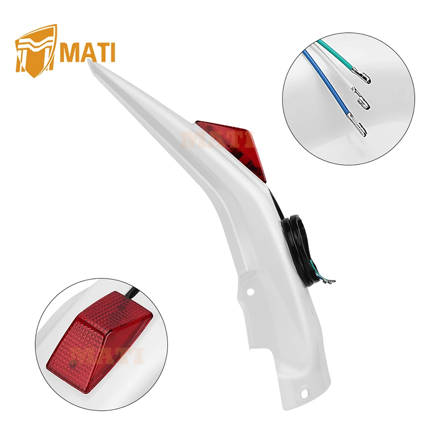 M MATI Rear Fender & Taillight for Honda XR250R XR600R XR650L XR350R XR250L 1985-2024 80100-MN1-670ZB 80100-KV6-000ZE