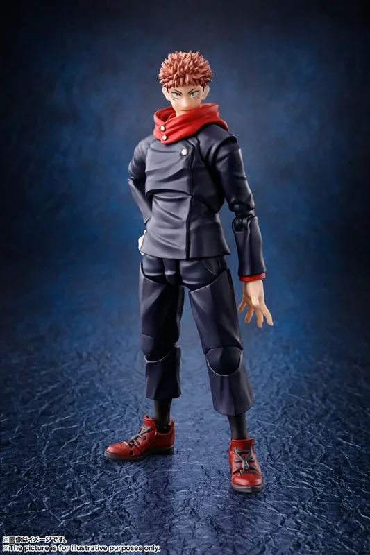 In Voorraad Bandai S.h.f Jujutsukaisen Yuji Itadori Originele Echte Anime Figuur Model T Shf Speelgoed Jongen Actie Figuur Collectie Pop