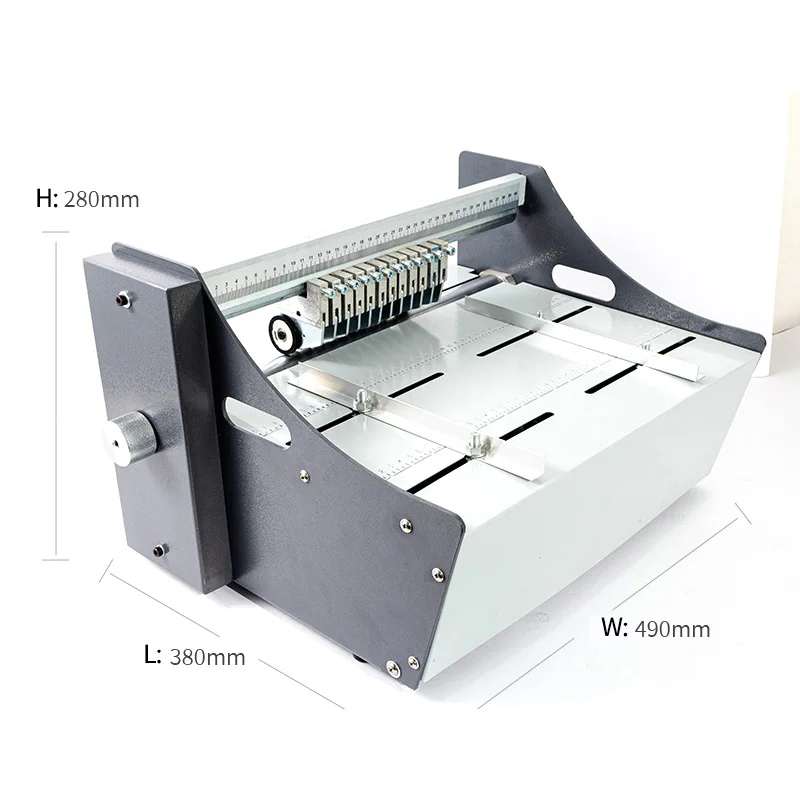 Upgraded Version SC-400 Table Top Electric Paper Creasing Perforating Machine Paper Creaser and Perforated Cutting Machine