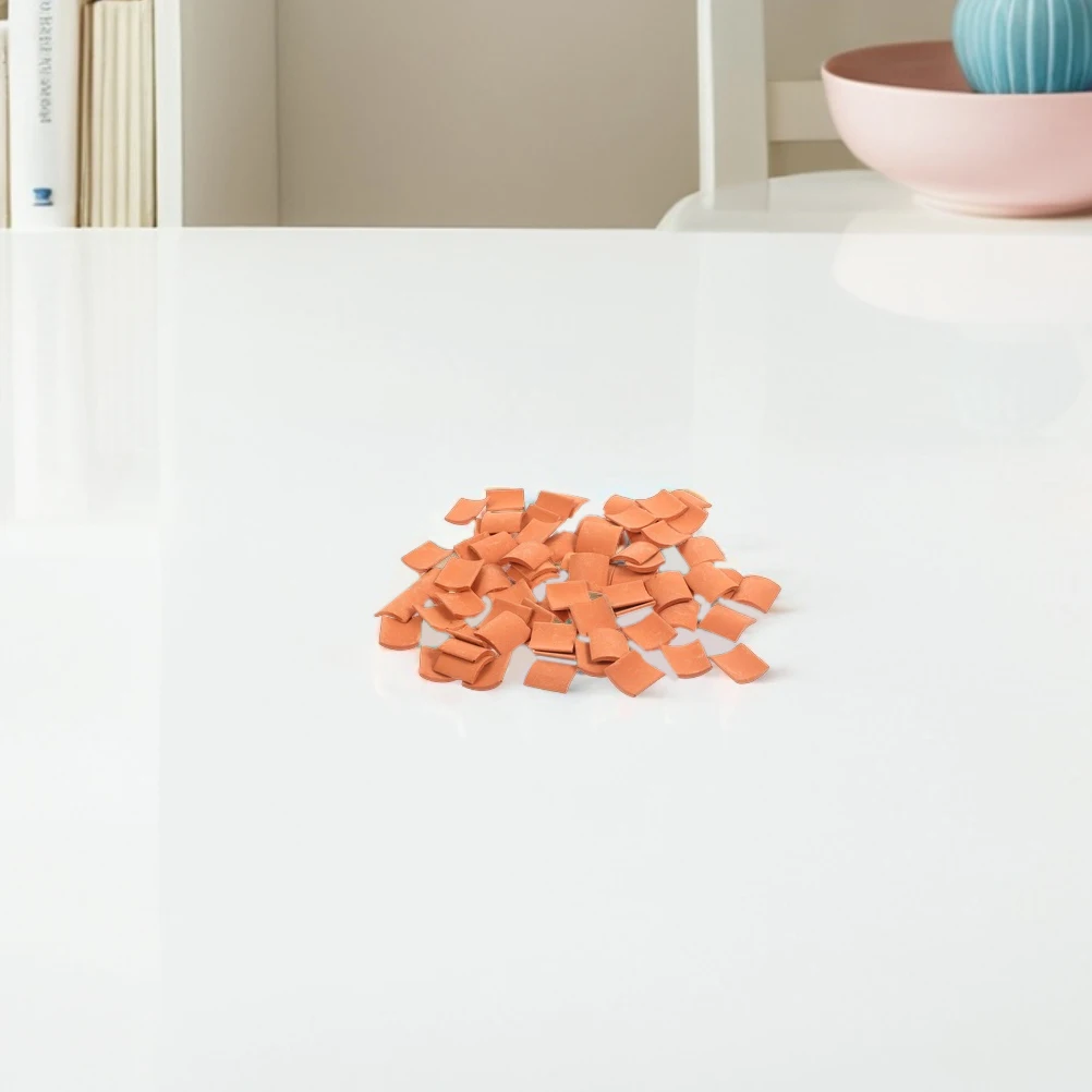 120 pièces carreaux de toit miniatures conception de Simulation pour bricolage artisanat Mini paysage accessoires de Table de sable briques de toit pour Mini maisons