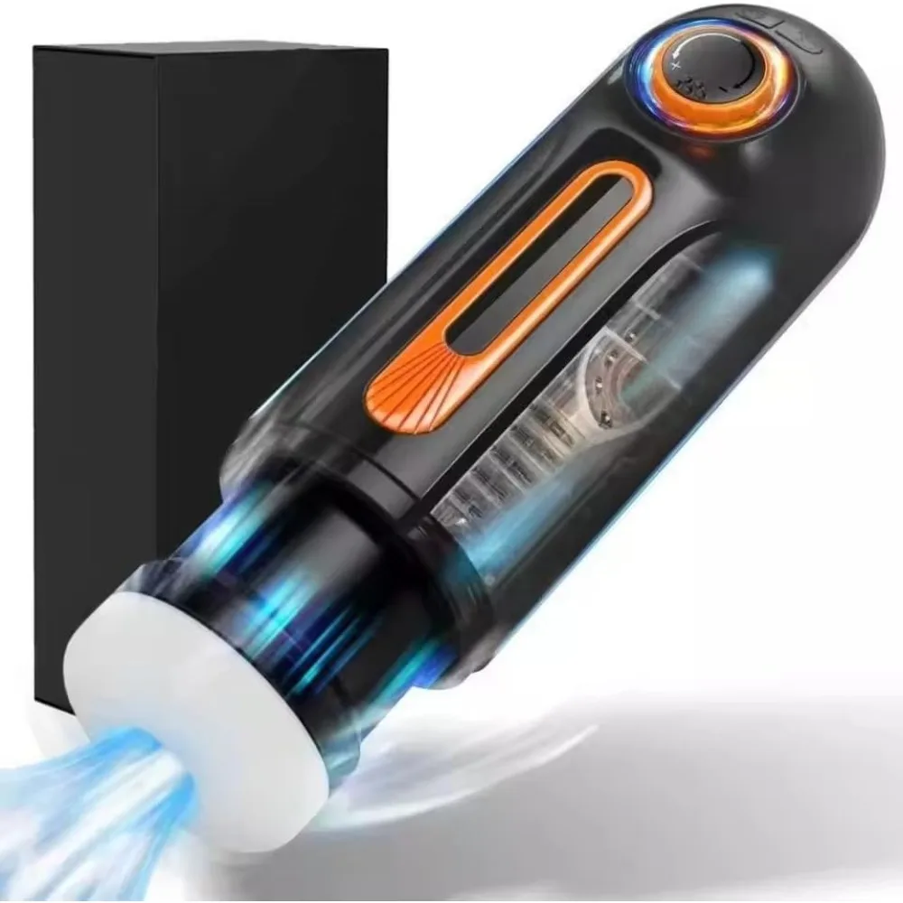6 IN 1 Masturbation for Men Automatic Telescopic Sucking Blowjob Man Vibrator Masturbator Cup Pussy Real Vagina Sex Toys for Men