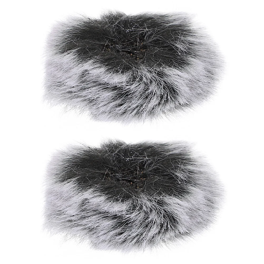 

2Pcs Mic Protective Cover Anti-Noise Windproof Microphone Accessory for Moisture Proof Professional Sound Enhancement Use