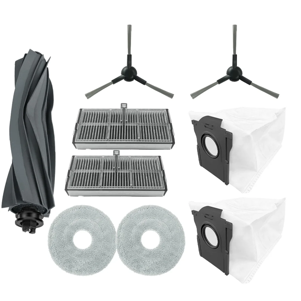 Piezas de repuesto para aspiradora E30 Ultra, cepillo lateral de rodillo principal, filtro Hepa, fregona, bolsa de polvo, accesorios, novedad