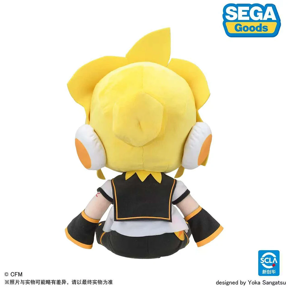 In stock SEGA VOCALOID Kagamine Len Kagamine Rin Cartoon Plush Doll Anime Peripherals Doll Pillow Collectible Toys kawaii Gift
