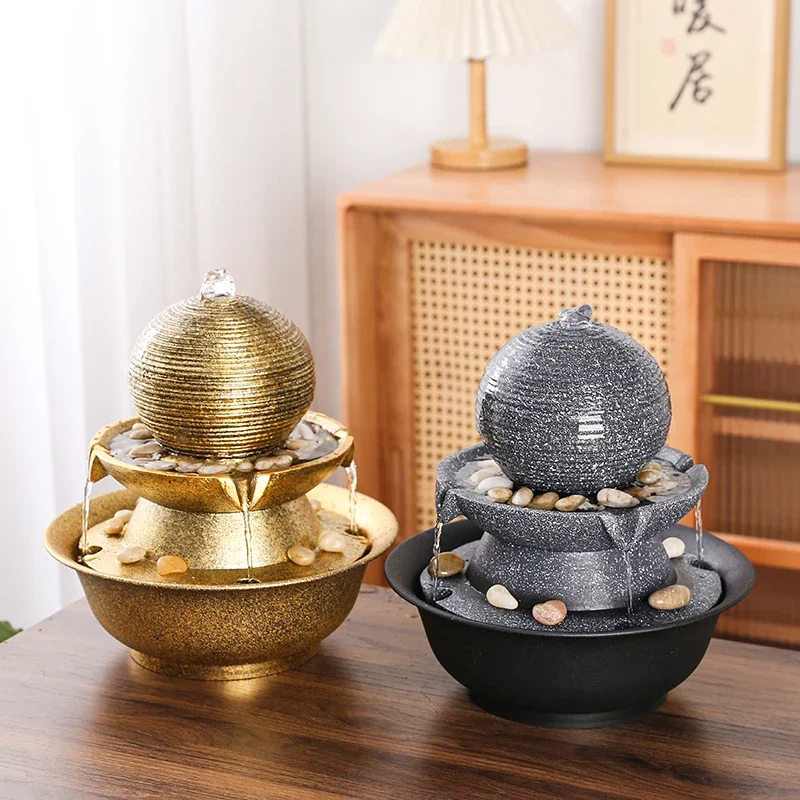 Lucky desktop small fountain modern water feature gift