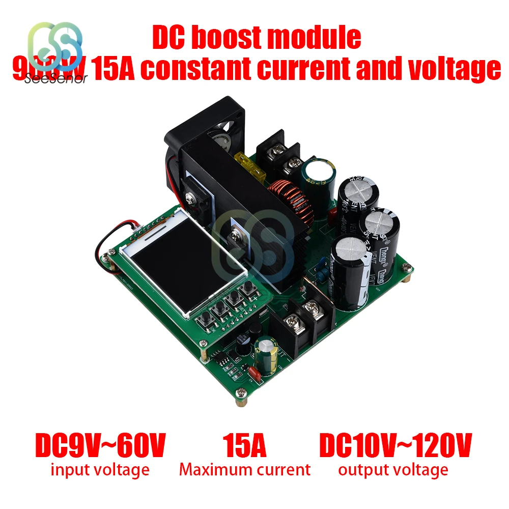 900W 15A DC 9-60V do DC 10-120V dc-dc zwiększona moc moduł LED/LCD Boost Converter transformator pokładzie CC CV Regulator napięcia