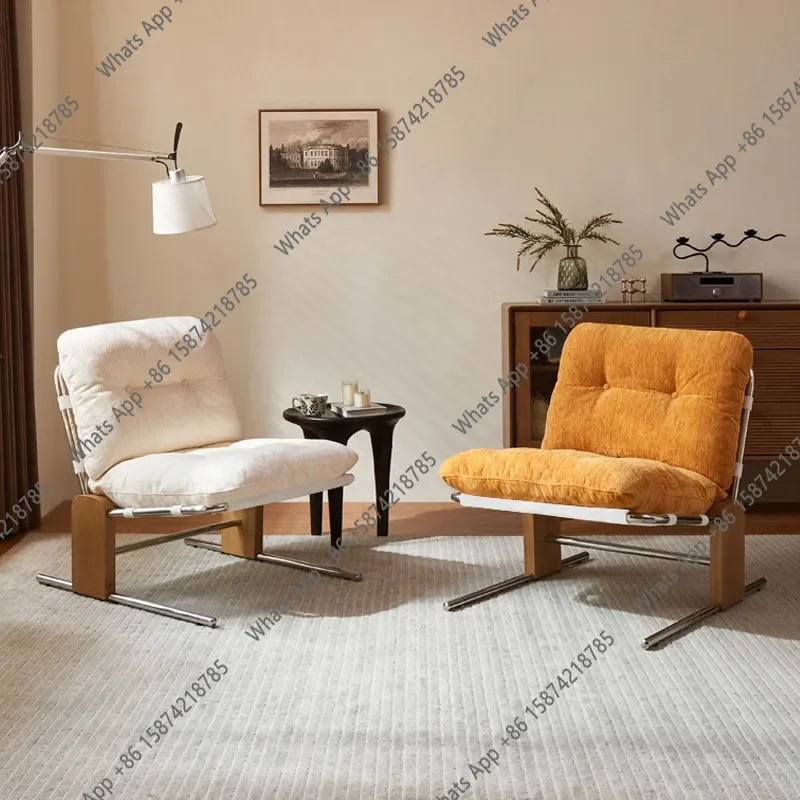 

N67 Medieval wind snow Neil lounge chair sofa single chair designer casual fabric single chair