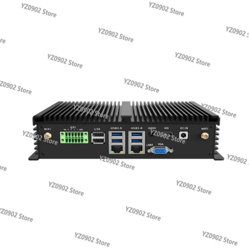 كمبيوتر صناعي صغير جديد مدمج Intel I5 10310U/8260U Dual LAN 6 منفذ تسلسلي Win10/11 Linux متوافق