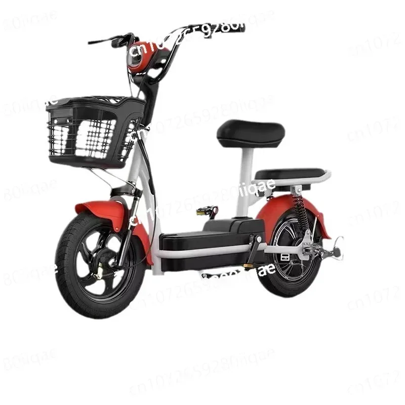 Electric two-wheeled adult 48 lithium battery battery car double scooter