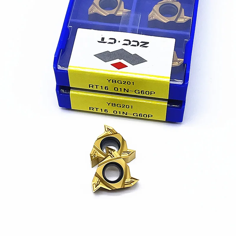 10PCS/ BOX RT16.01N RT16.01W G60P YBG201 RT22.01N RT22.01W N60P YBG201 Thread Tool Carbide Turning Tool  External thread