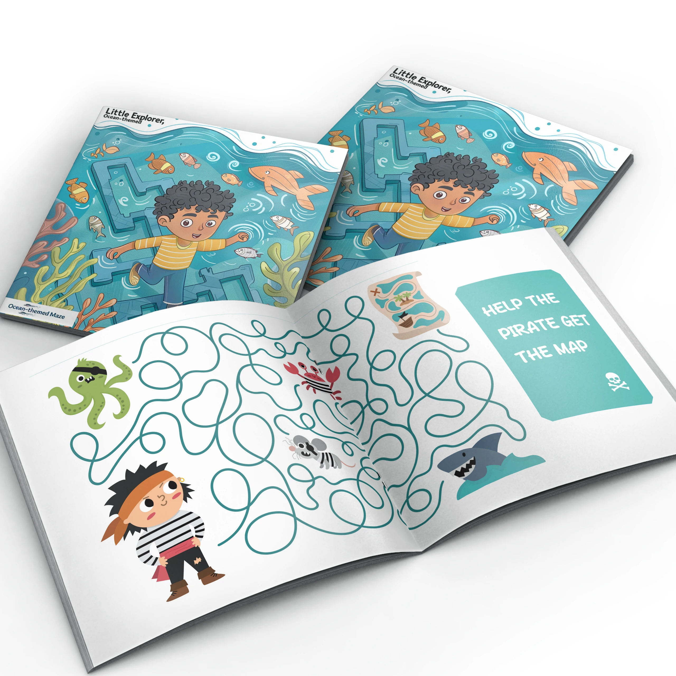 Interactive Maze Puzzle Book for Kids: Fun and Educational Adventures to Enhance Problem-Solving and Critical Thinking Skills