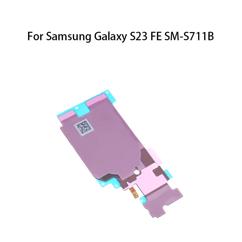 Cabo flexível do chip da bobina do painel do carregador de carregamento sem fio NFC para Samsung Galaxy S23 FE SM-S711B