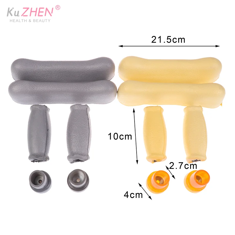 6Pcs/set Rubber Flexible Axillary Crutch Accessories Kit Pads Replacement Antislip Rubber Underarm Cushions Hand Pad Accessories