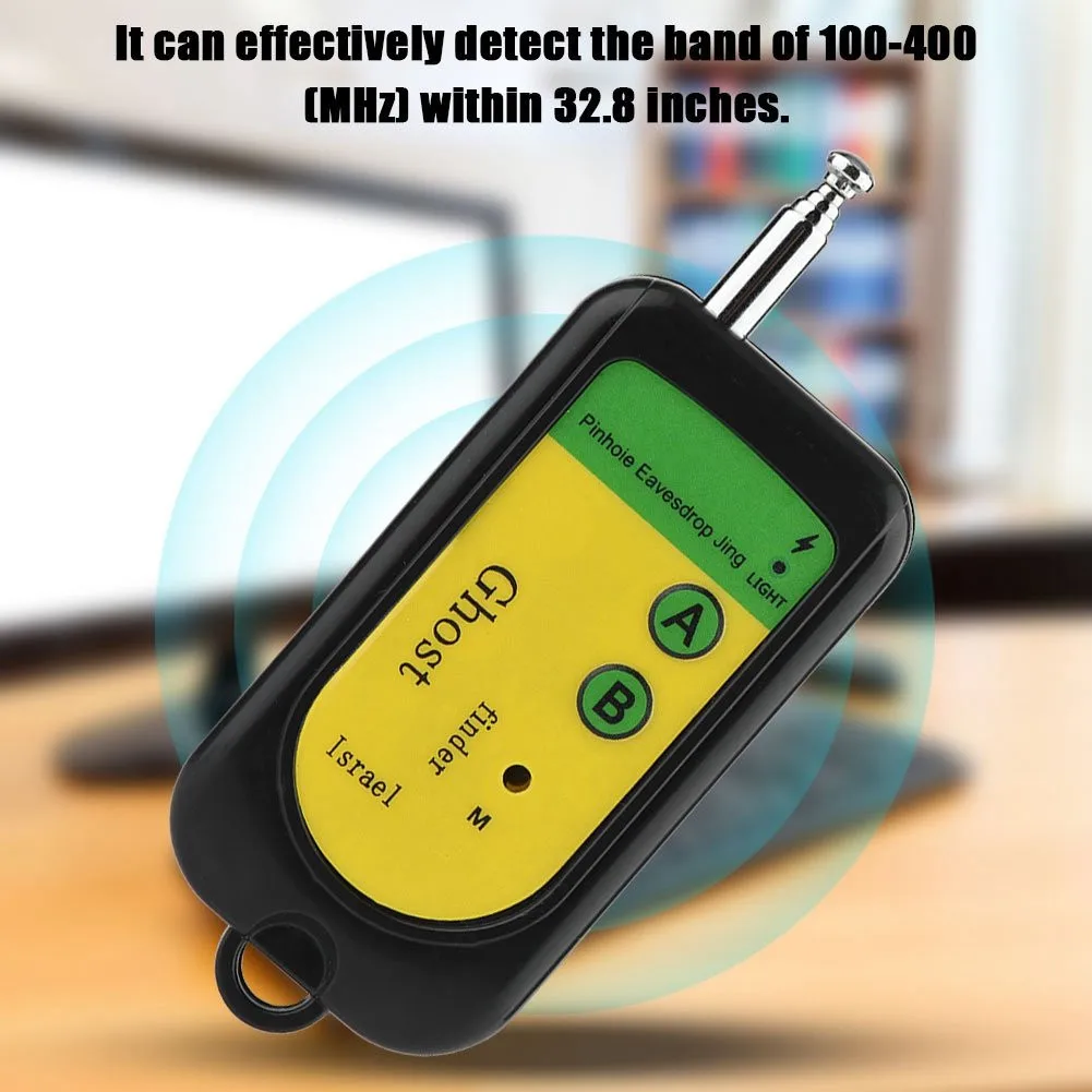 Rastreador de señal RF inalámbrico de rango completo, dispositivo GSM, Detector de cámara de señal antiespía, escáner antitrampas