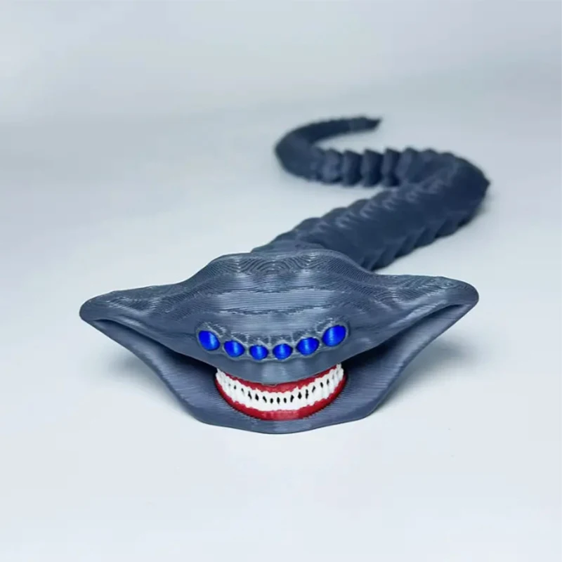 New Joint-movable Deep Sea Monster Figurines Strange Rare Marine Animals Home Room Desk Decor Ornament Model New Year Gift Craft
