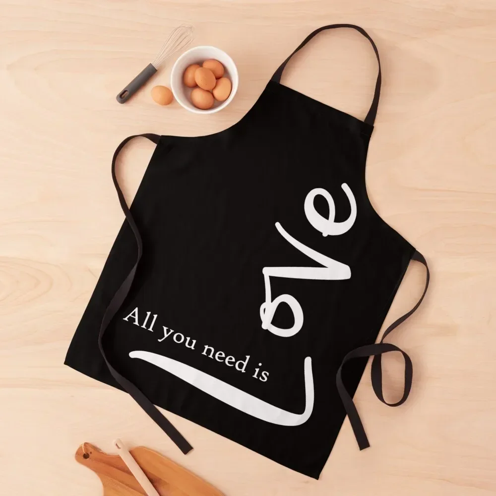 

All You Need is Love Apron christmas decoration japanese style Home Utensils Woman Kitchens Apron