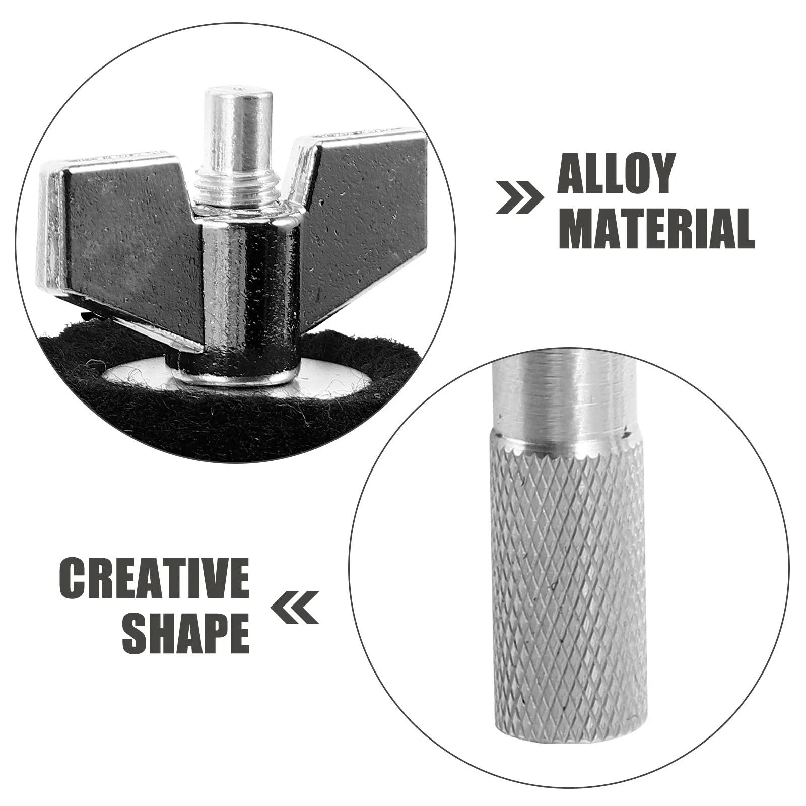 

Professional Drum Cymbals Stacker 1 Piece Heavy Duty Hihat Cymbal Mount Holder Suitable for Most Drum Kits Cymbals Mounting