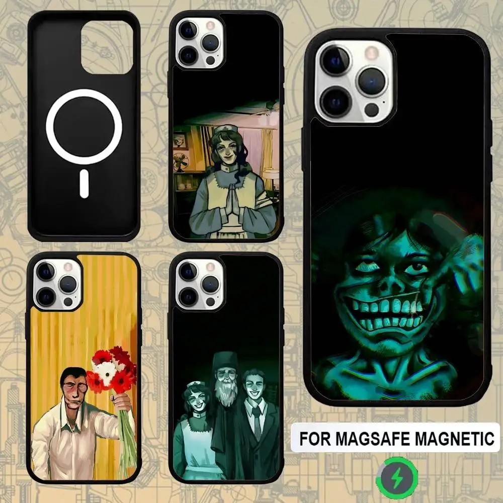 

No Im Not A Human Game For Magsafe Wireless Charger Case For iPhone 15,16,17,13,14,11,12,Pro,Max,Plus,E,Air,Mini Protection