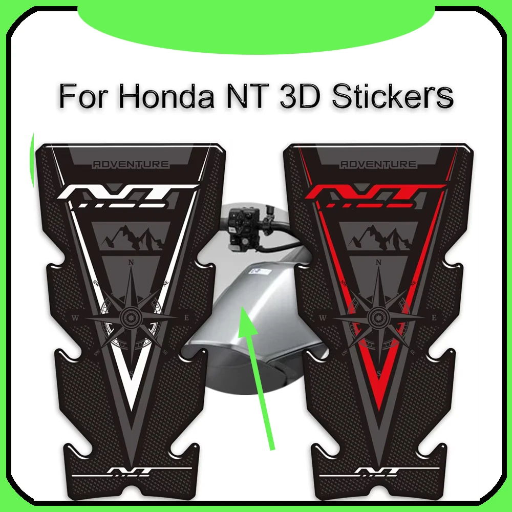 

For Honda Motorcycle NT 650 700V 1000 1100 NT650 NT1100 Adventure Stickers Decals Protector Tank Pad Gas Fuel Oil Kit Knee