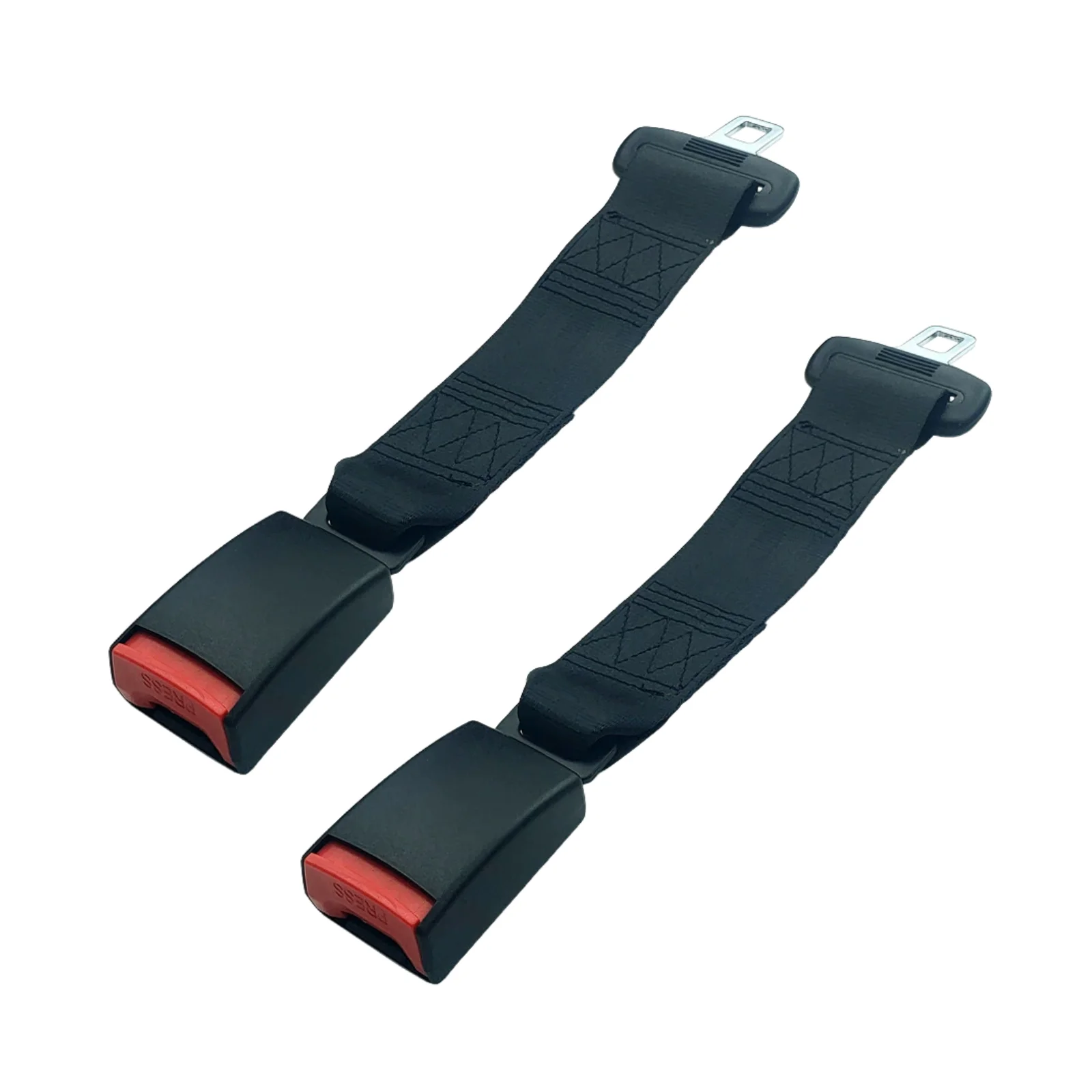 

General Motors Seat Belt Extension Belt (14 ") Black ABS Material with Non-Slip Lock and Padded Protective Cover Seat Safe Belt