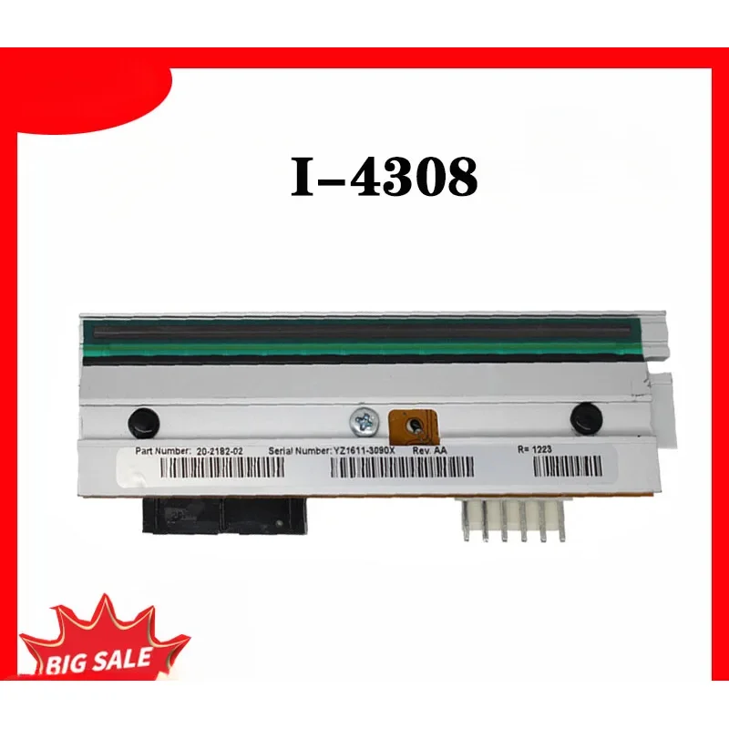 

Для оригинальной печатающей головки Datamax I-4308, термоголовочная головка, этикетка, аксессуары для штрих-кода, ремонт печатающей головки