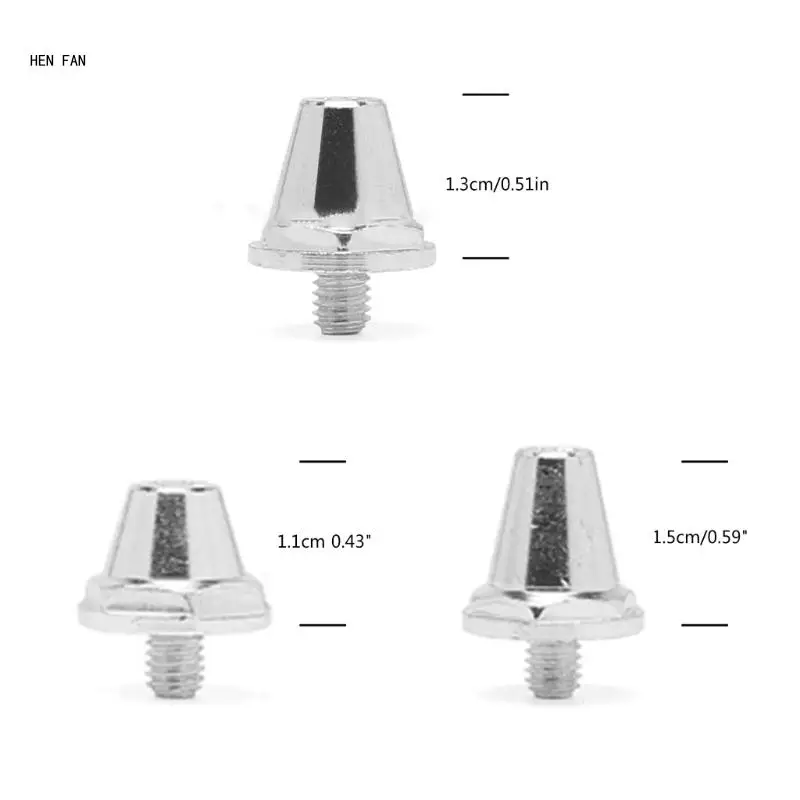 12 Uds. tachuelas para zapatos fútbol calidad, para zapatos fútbol con rosca 5MM, 11mm/13mm/15mm, clavos para