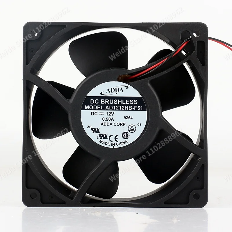 New Xiexi ADDA AD1212HB-F51 12V 0.50A 12038 120X120X38MM High-Performance Fan for Large-Airflow Computer Case