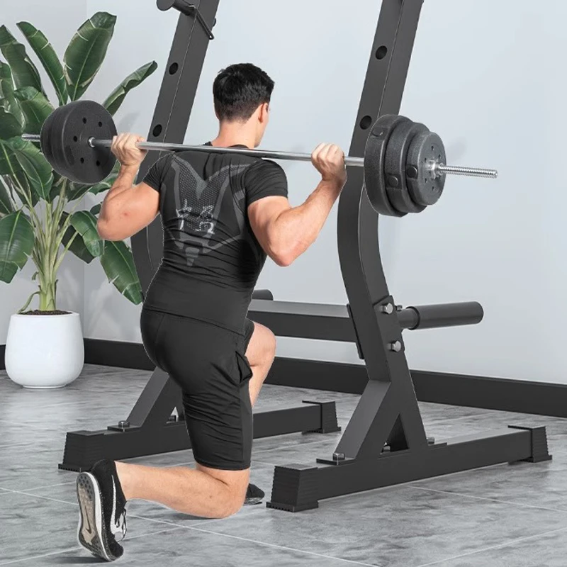 Panca Squat Rack per uso domestico panca per manubri panca per pesi panca per panca da uomo Rack per bilanciere barra parallela per interni Fitness