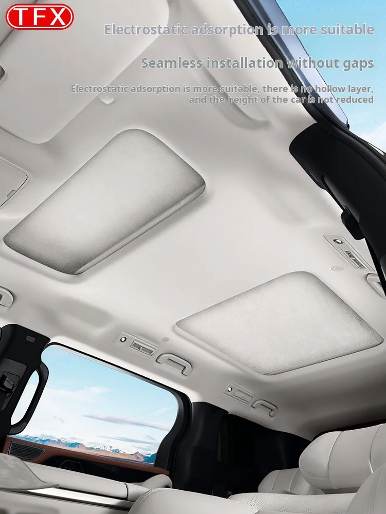 For Geely Galaxy M9 2025 2026 Car Styling Sunroof Sunshade Electrostatic Adsorption Roof Sun Protection Heat Shield Accessories