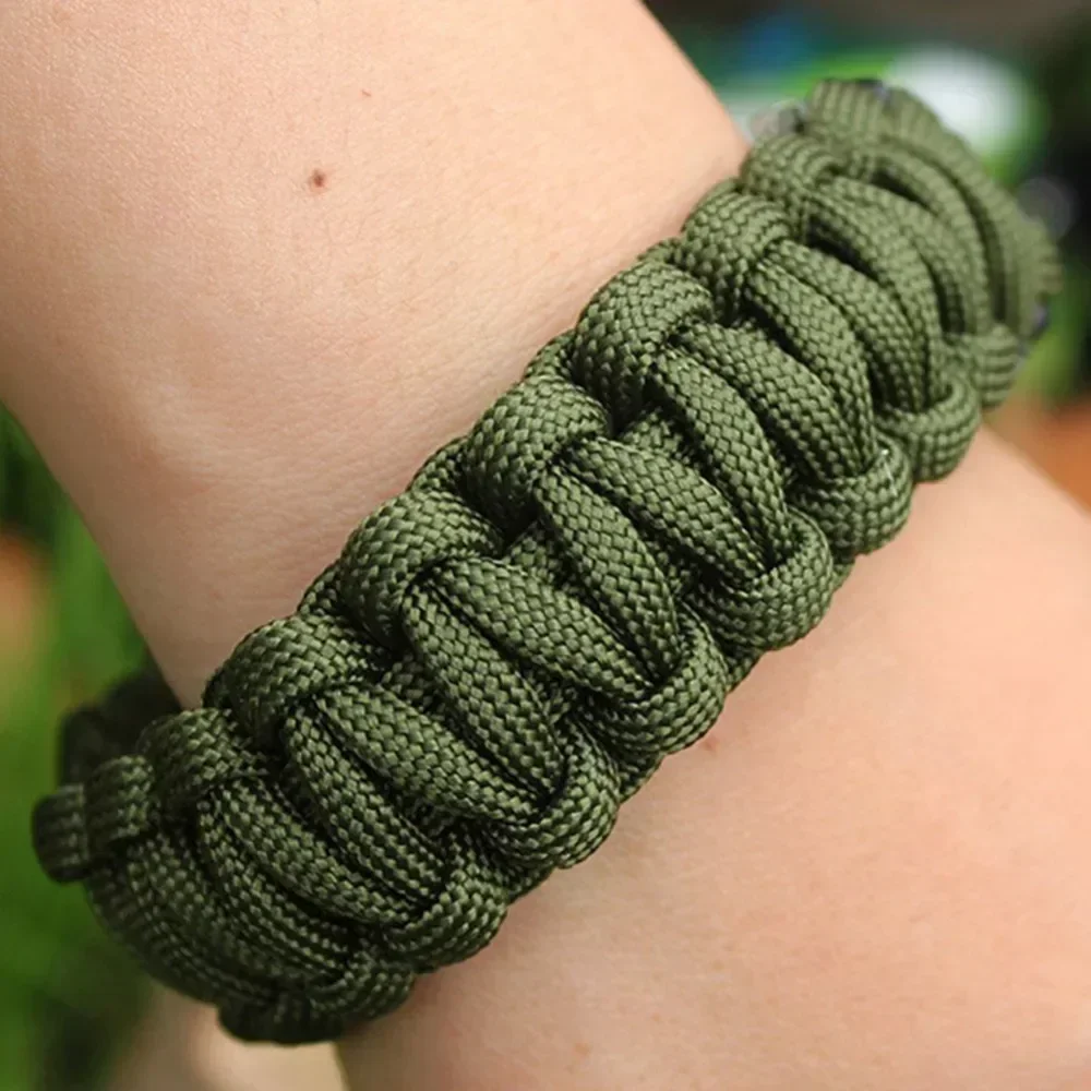 Braided Bracelet Men Women Paracord Outdoor Survival Bracelet Multifunction Camping Rescue Emergency Rope Bangles Compass image 3