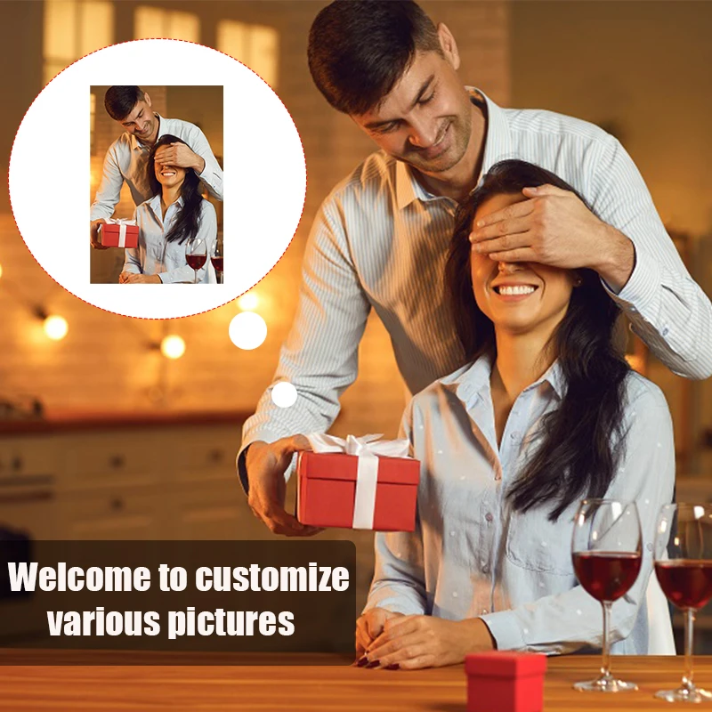 Personalized Customized Photos for Photo Printing, Simple Commemorative Gifts, Precious memories, Photo or ID, 3PCs