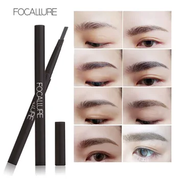 Focallure Velkoobchodní tužka na obočí 3 barvy pero na obočí profesionální oční make-up nástroje na zvětšení obočí 10 nejlepší prodej focallure make-up - №5