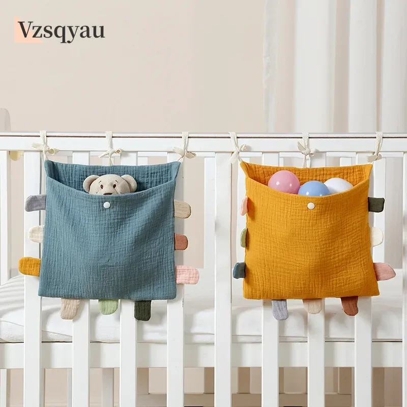 سرير الطفل المنظم حقيبة تخزين قابلة للحمل حقيبة عربة الأطفال حفاضات حفاضات زجاجة أطفال لعبة طفل حقيبة التخزين لعبة حفاضات الزجاجة المحمولة #1