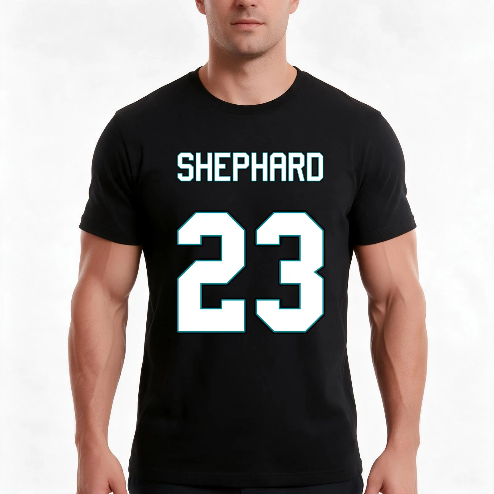 Lost Jersey - Shephard 23 T-Shirt, Summer Casual Cotton Tee, Oversized Streetwear Tops, Vintage Graphic Print, Unisex Men Women