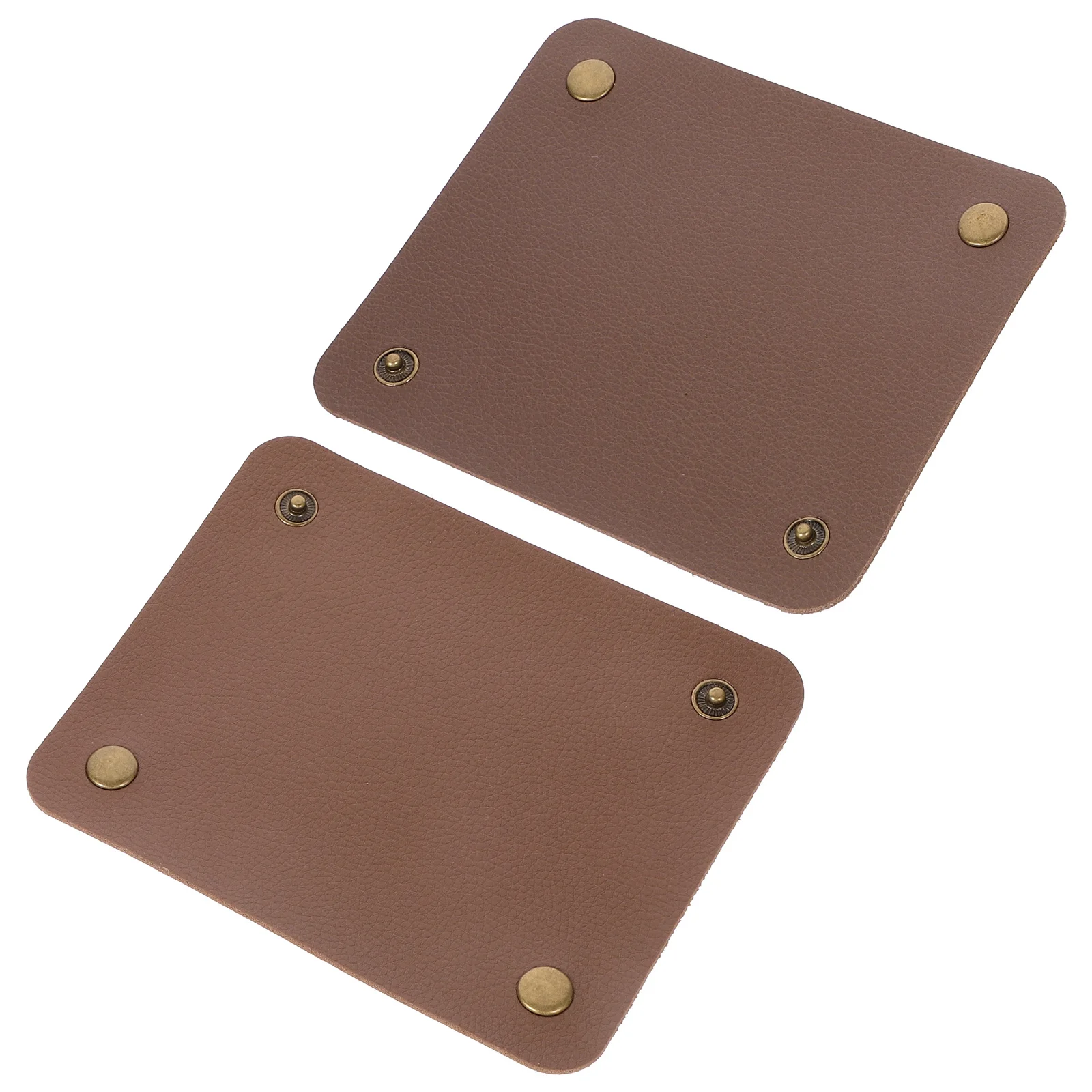 

4Pcs PU Luggage Handle Wraps Button Closure Protective Covers Hand Grip Sleeve for Suitcase Travel Luggage Handle Wrap