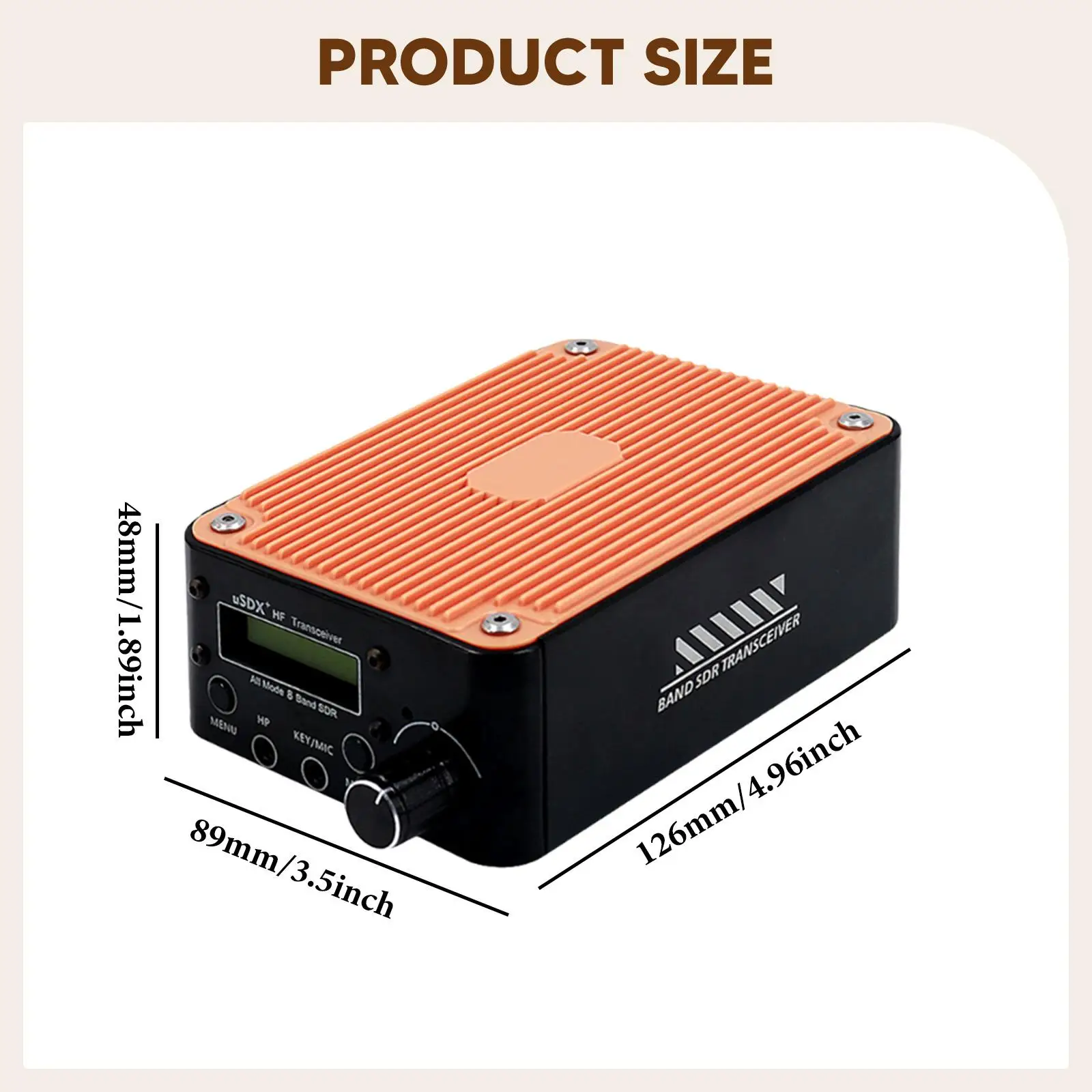 جهاز الإرسال والاستقبال جميع الأوضاع المحمولة DIY الاتصالات 8 نطاقات جهاز الإرسال والاستقبال اللاسلكي